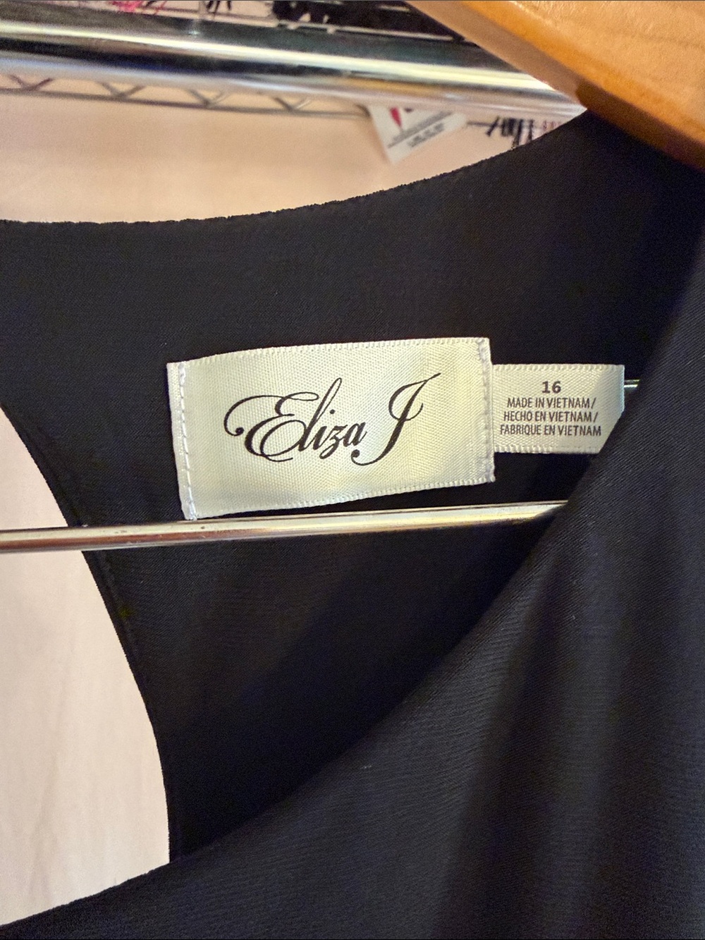 Eliza J Black & Blue Paisley Panel Maxi Skirt Dress - Picture 3 of 5